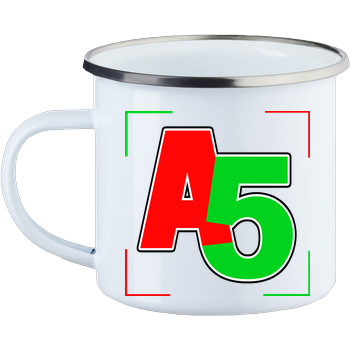 Ash5ive - Logo Ecken Enamel Mug