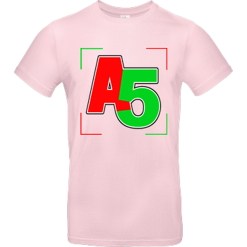 Ash5ive - Logo Ecken B&C EXACT 190 - Light Pink