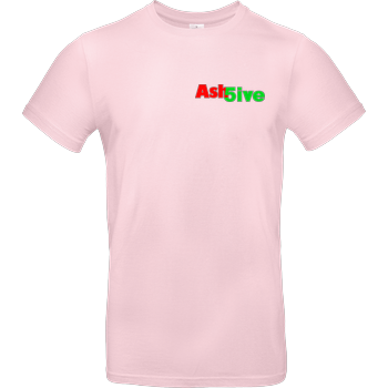 Ash5ive - Logo B&C EXACT 190 - Light Pink
