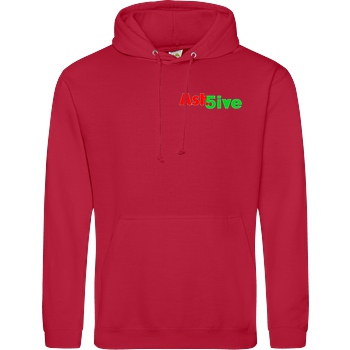 Ash5ive Ash5ive - Logo Sweatshirt JH Hoodie - red