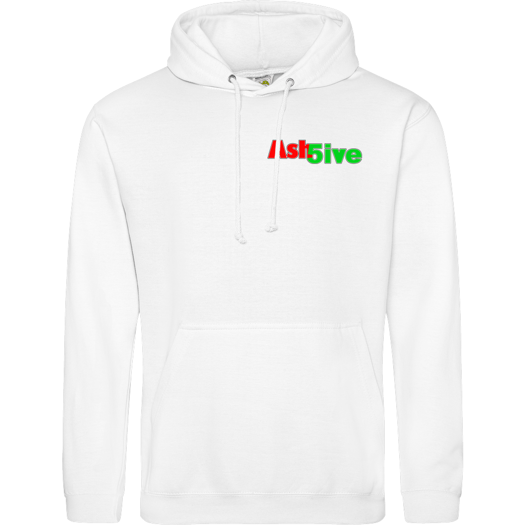 Ash5ive Ash5ive - Logo Sweatshirt JH Hoodie - Weiß