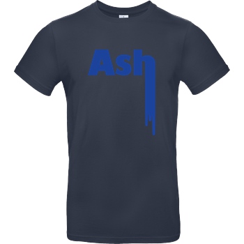 Ash5ive Ash5ive stripe T-Shirt B&C EXACT 190 - Navy