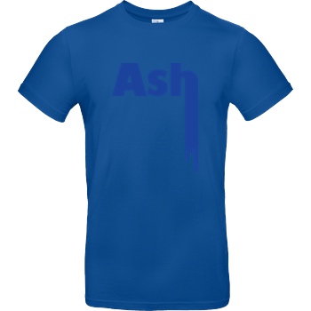 Ash5ive Ash5ive stripe T-Shirt B&C EXACT 190 - Royal Blue