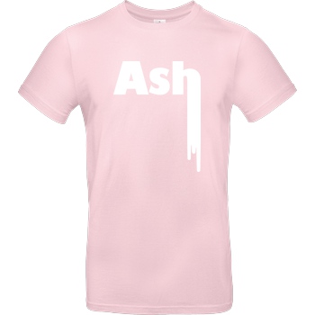 Ash5ive Ash5ive stripe T-Shirt B&C EXACT 190 - Light Pink