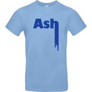 Ash5ive Ash5ive stripe T-Shirt B&C EXACT 190 - Sky Blue
