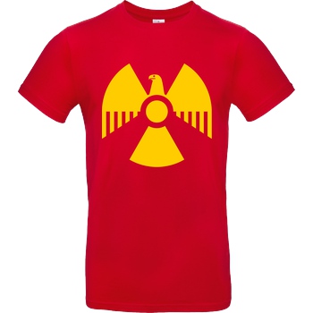 None Nuclear Eagle T-Shirt B&C EXACT 190 - Red