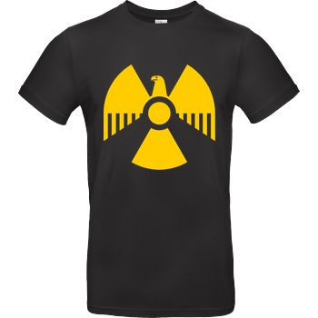 None Nuclear Eagle T-Shirt B&C EXACT 190 - Black