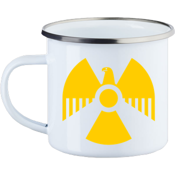 Nuclear Eagle Enamel Mug
