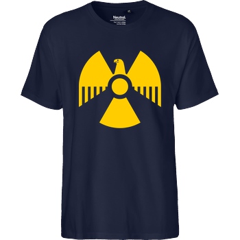 None Nuclear Eagle T-Shirt Fairtrade T-Shirt - navy