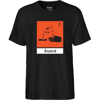 None Ätzend T-Shirt Fairtrade T-Shirt - black