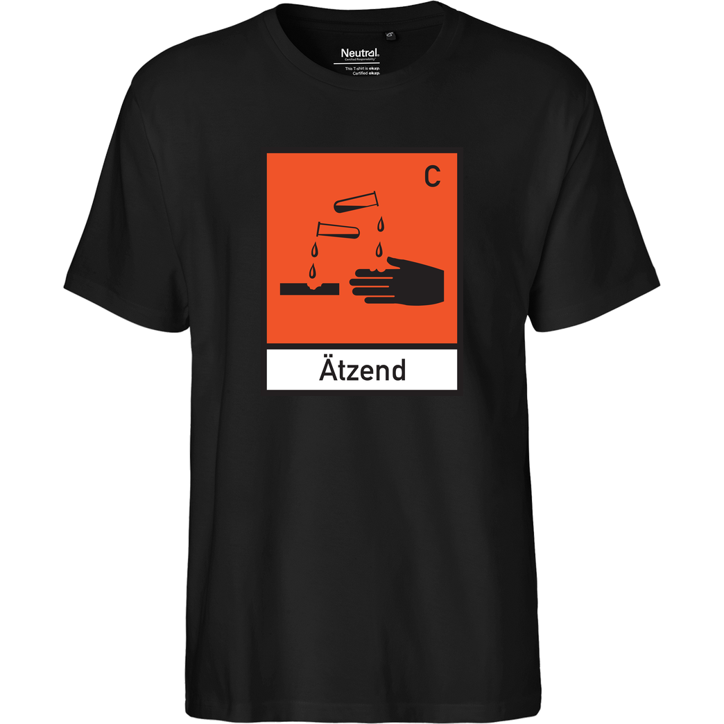 None Ätzend T-Shirt Fairtrade T-Shirt - black