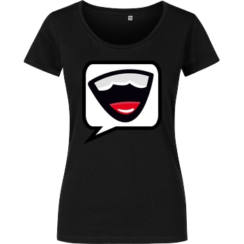 AviveHD AviveHD - Sprechblase T-Shirt Girlshirt schwarz