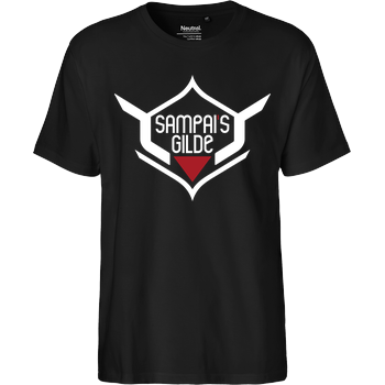 AyeSam - Sampai's Gilde weiß Fairtrade T-Shirt - black