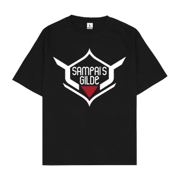 AyeSam - Sampai's Gilde weiß Oversize T-Shirt - Black