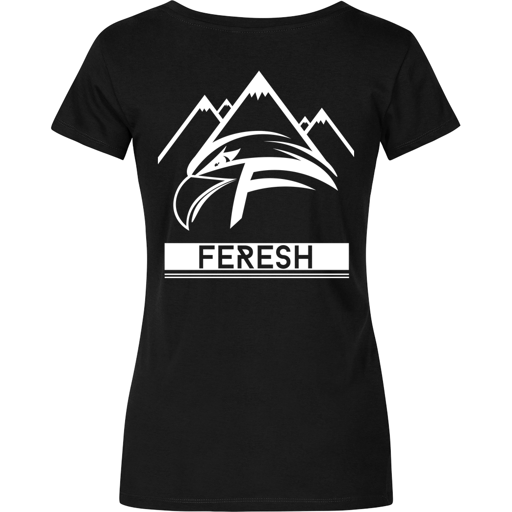 Aykan Feresh Aykan Feresh - Logo T-Shirt Girlshirt schwarz