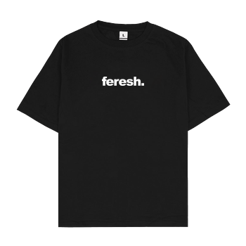 Aykan Feresh - Logo Oversize T-Shirt - Black