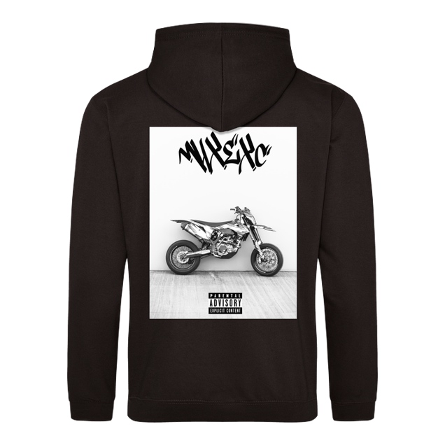 m4x_exc - Back Bike Print - Sweatshirt - JH Hoodie - Schwarz