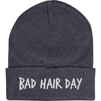Bad Hair Day Beanie Beanie graphite grey