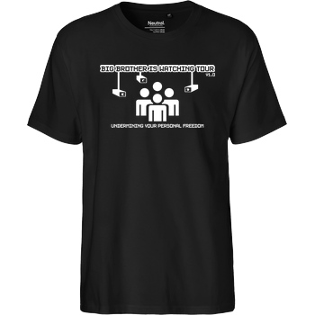 None "Big Brother"-Tour T-Shirt Fairtrade T-Shirt - black
