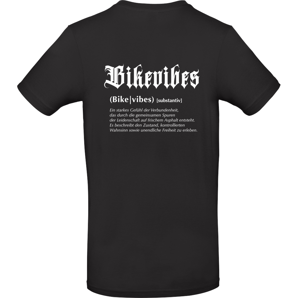 Alexia - Bikevibes Bikevibes - Collection - Definition Shirt back T-Shirt B&C EXACT 190 - Black