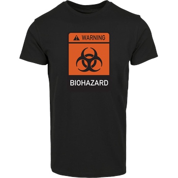 None Biohazard T-Shirt House Brand T-Shirt - Black