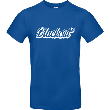 Blackout - Script Logo B&C EXACT 190 - Royal Blue