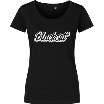 Blackout Blackout - Script Logo T-Shirt Girlshirt schwarz