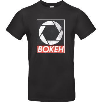 FilmenLernen.de Bokeh T-Shirt B&C EXACT 190 - Black