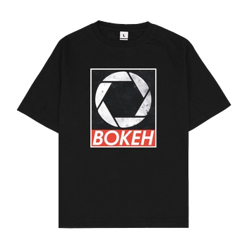 FilmenLernen.de Bokeh T-Shirt Oversize T-Shirt - Black