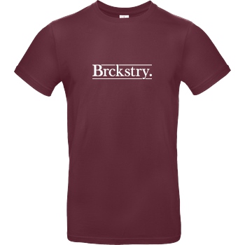 Brickstory Brickstory - Brckstry T-Shirt B&C EXACT 190 - Burgundy