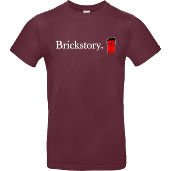Brickstory Brickstory - Original Logo T-Shirt B&C EXACT 190 - Burgundy