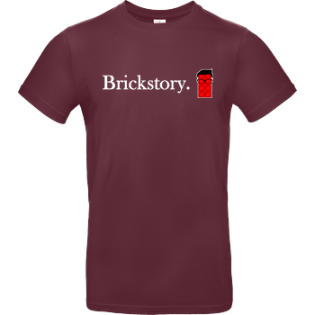 Brickstory - Original Logo B&C EXACT 190 - Burgundy