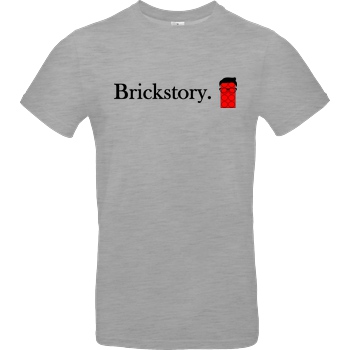 Brickstory Brickstory - Original Logo T-Shirt B&C EXACT 190 - heather grey