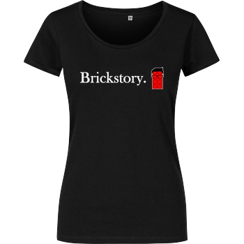 Brickstory Brickstory - Original Logo T-Shirt Girlshirt schwarz