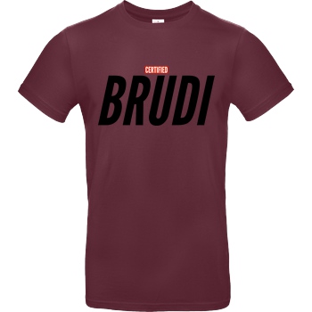 Ardy Ardy - Brudi T-Shirt B&C EXACT 190 - Burgundy