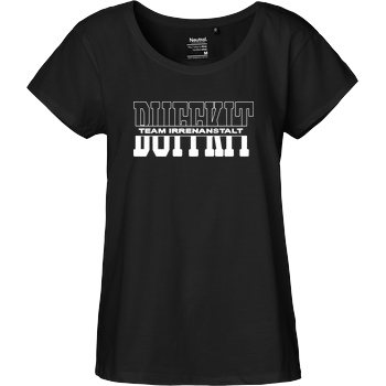 Buffkit Buffkit - Team Logo T-Shirt Fairtrade Loose Fit Girlie - black