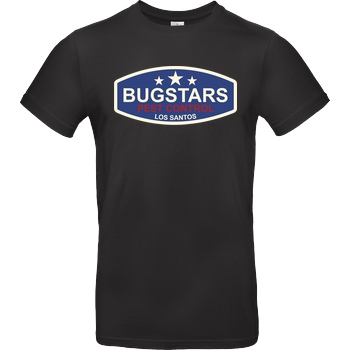 3dsupply Original Bugstars Pest Control T-Shirt B&C EXACT 190 - Black