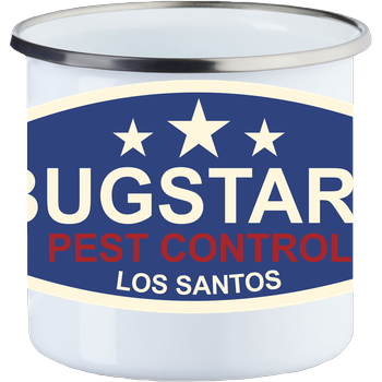 Bugstars Pest Control Enamel Mug
