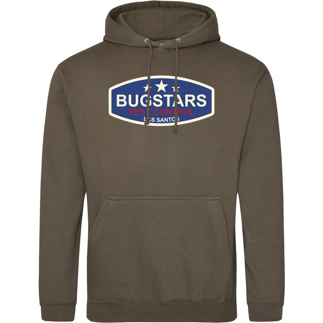 3dsupply Original Bugstars Pest Control Sweatshirt JH Hoodie - Khaki