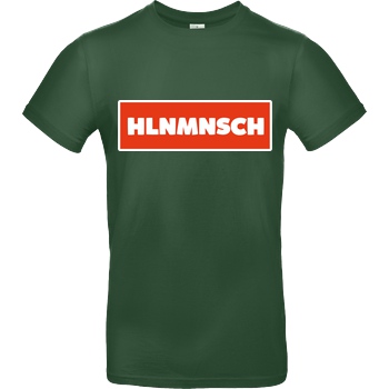BumsDoggie BumsDoggie - HLNMNSCH T-Shirt B&C EXACT 190 -  Bottle Green