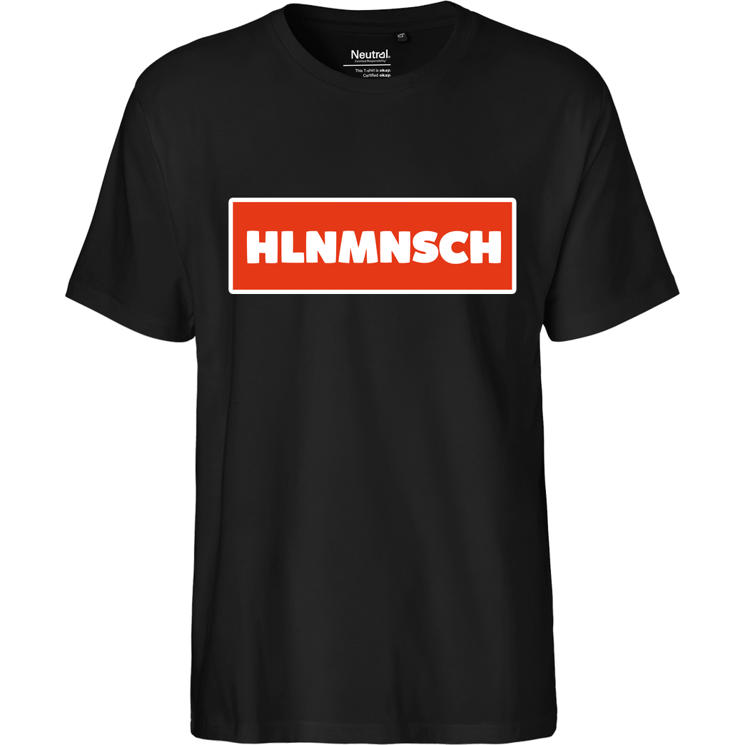 BumsDoggie BumsDoggie - HLNMNSCH T-Shirt Fairtrade T-Shirt - black