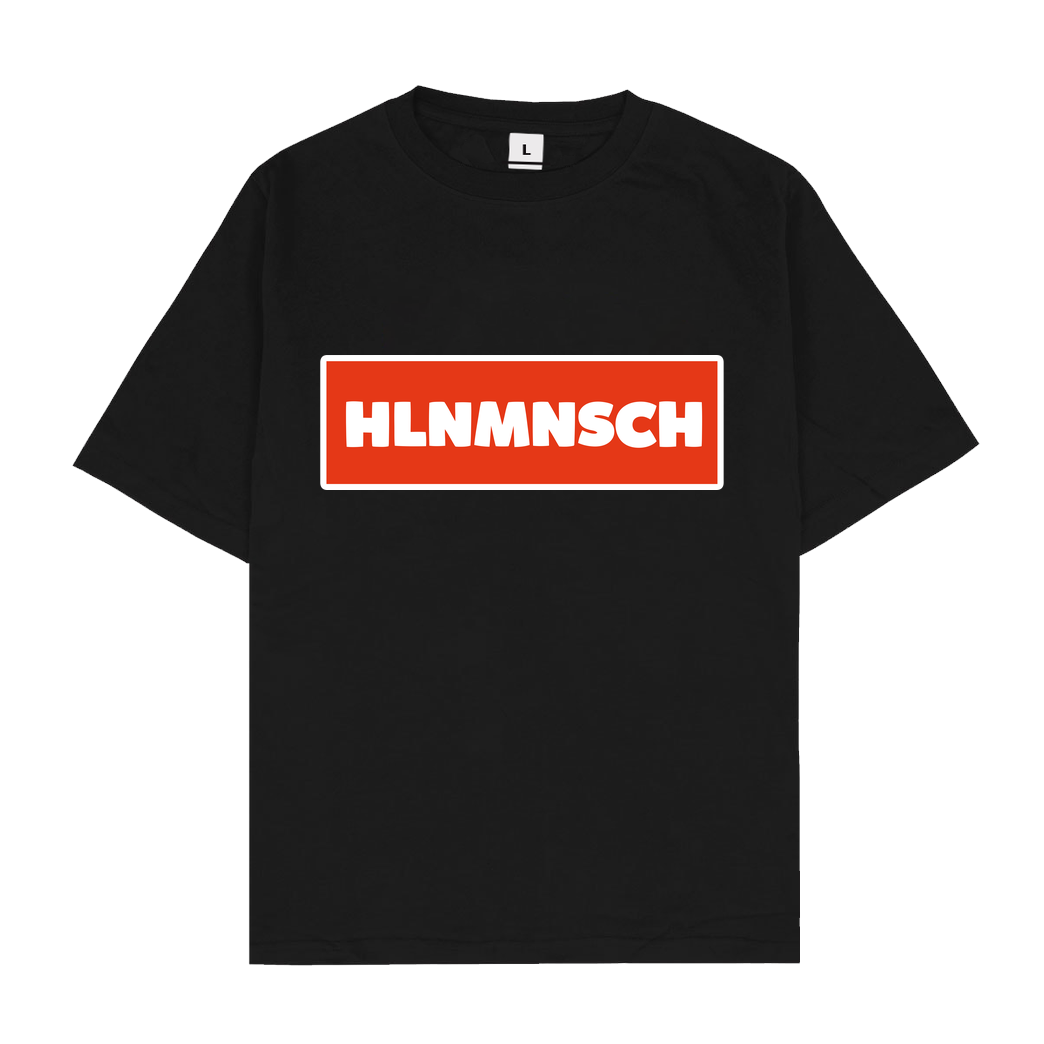 BumsDoggie BumsDoggie - HLNMNSCH T-Shirt Oversize T-Shirt - Black