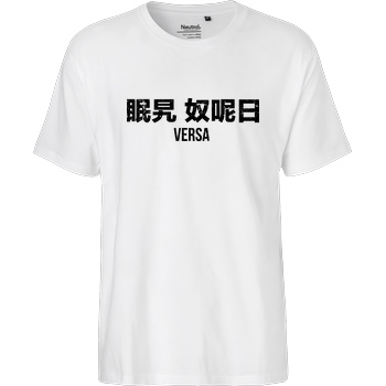 Burak Versa BurakVersa - Versa Logo T-Shirt Fairtrade T-Shirt - white