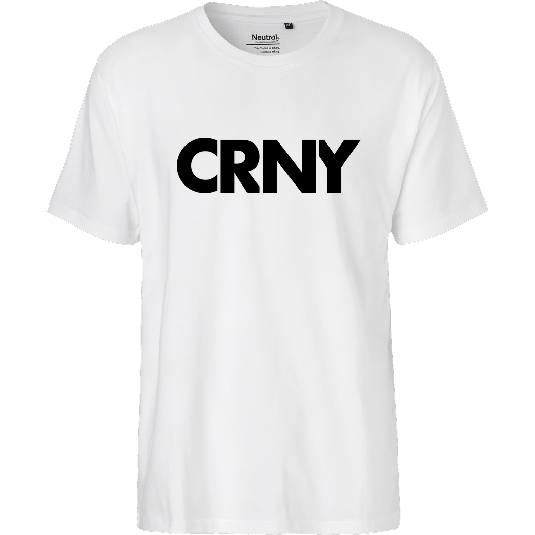 C0rnyyy C0rnyyy - CRNY T-Shirt Fairtrade T-Shirt - white