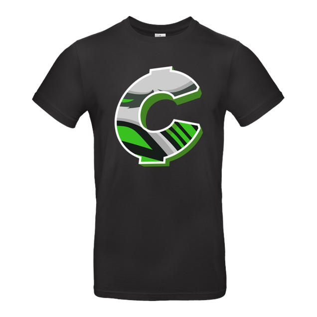 C0rnyyy - C0rnyyy - Logo - T-Shirt - B&C EXACT 190 - Black