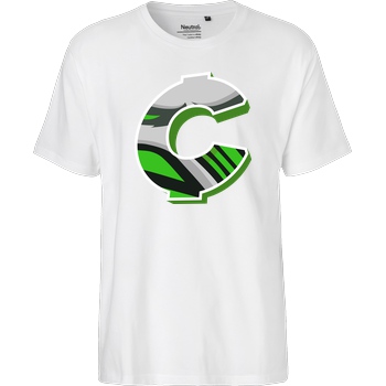 C0rnyyy C0rnyyy - Logo T-Shirt Fairtrade T-Shirt - white