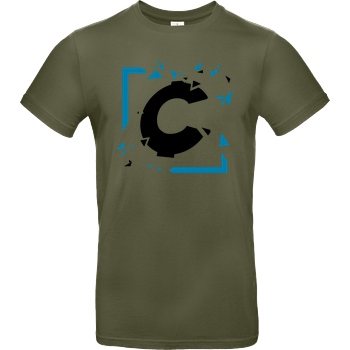 C0rnyyy C0rnyyy - Shattered Logo T-Shirt B&C EXACT 190 - Khaki