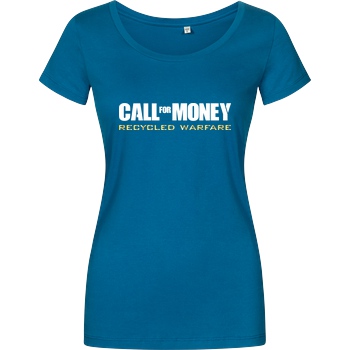 IamHaRa Call for Money T-Shirt Girlshirt petrol