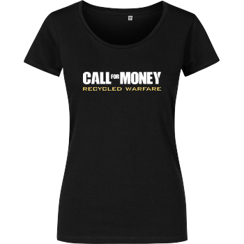 Call for Money Girlshirt schwarz