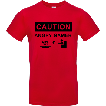 Caution! Angry Gamer B&C EXACT 190 - Red